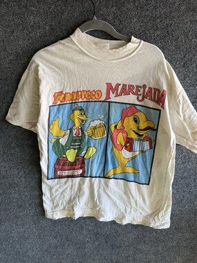 Vintage Ilma Shirt Mens Medium White Fenarreco Marejada Oktoberfest Beer Tee